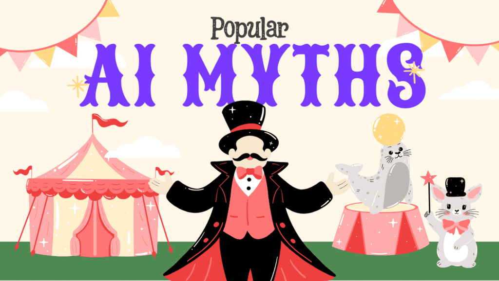Cartoon of a circus ringmaster
